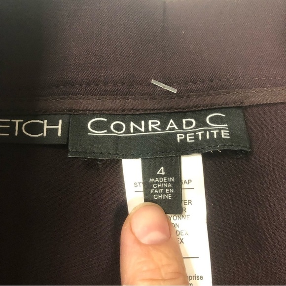 NWT Proportion Petite Conrad C Denise Stretch Trouser Pants, Size 4P - Picture 9 of 12